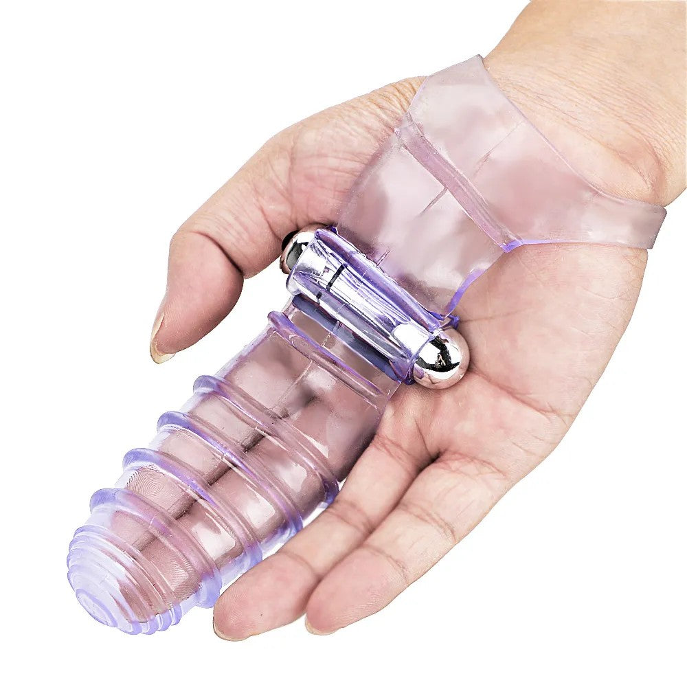 Finger Vibe 10 Modlu Titreşimli Parmak Vibrator Purple
