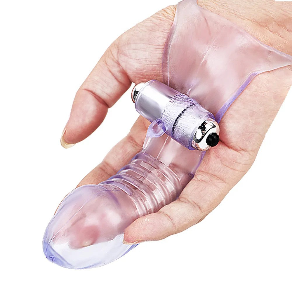 Finger Vibe 10 Modlu Titreşimli Parmak Vibrator Purple
