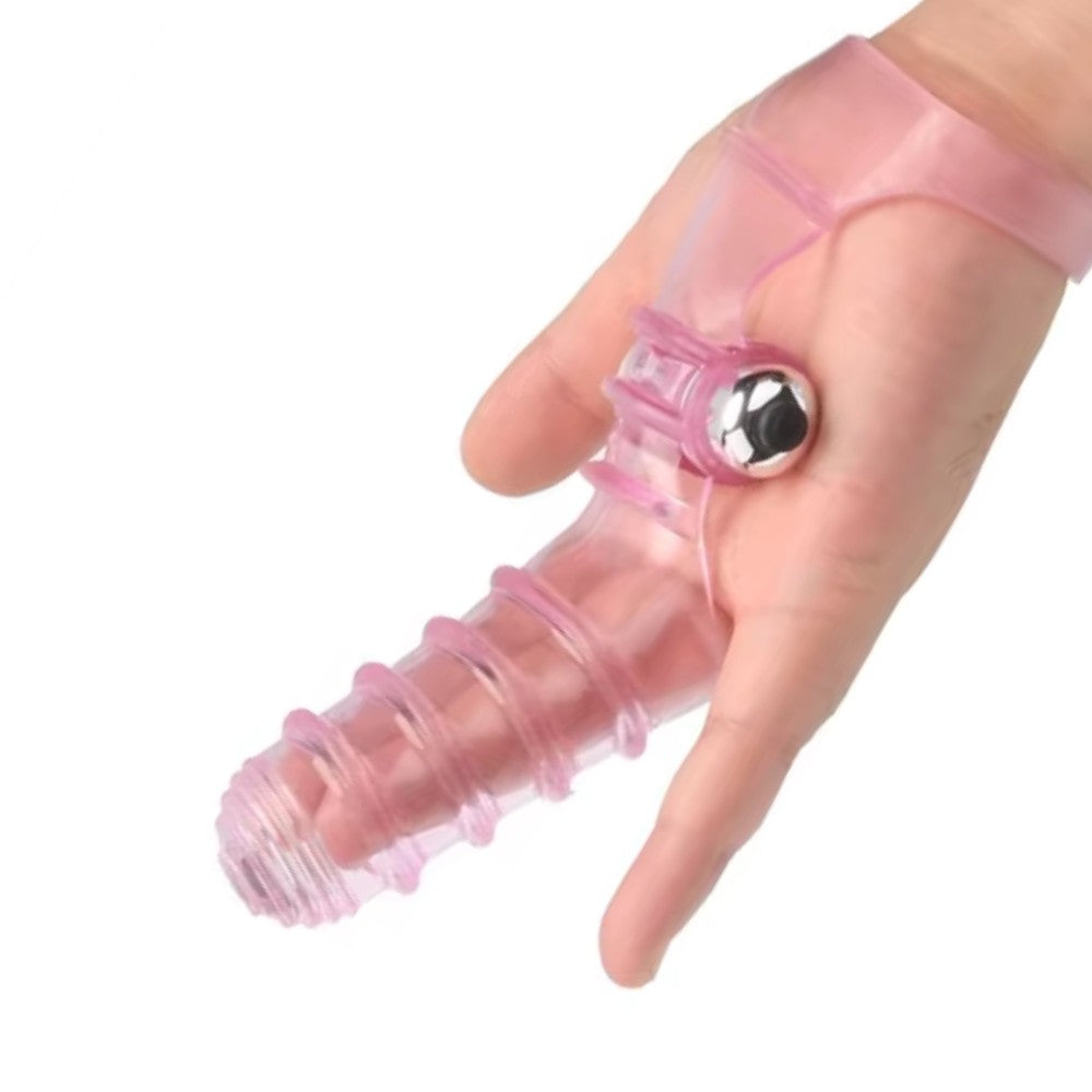 Finger Vibe 10 Modlu Titreşimli Parmak Vibrator Pink