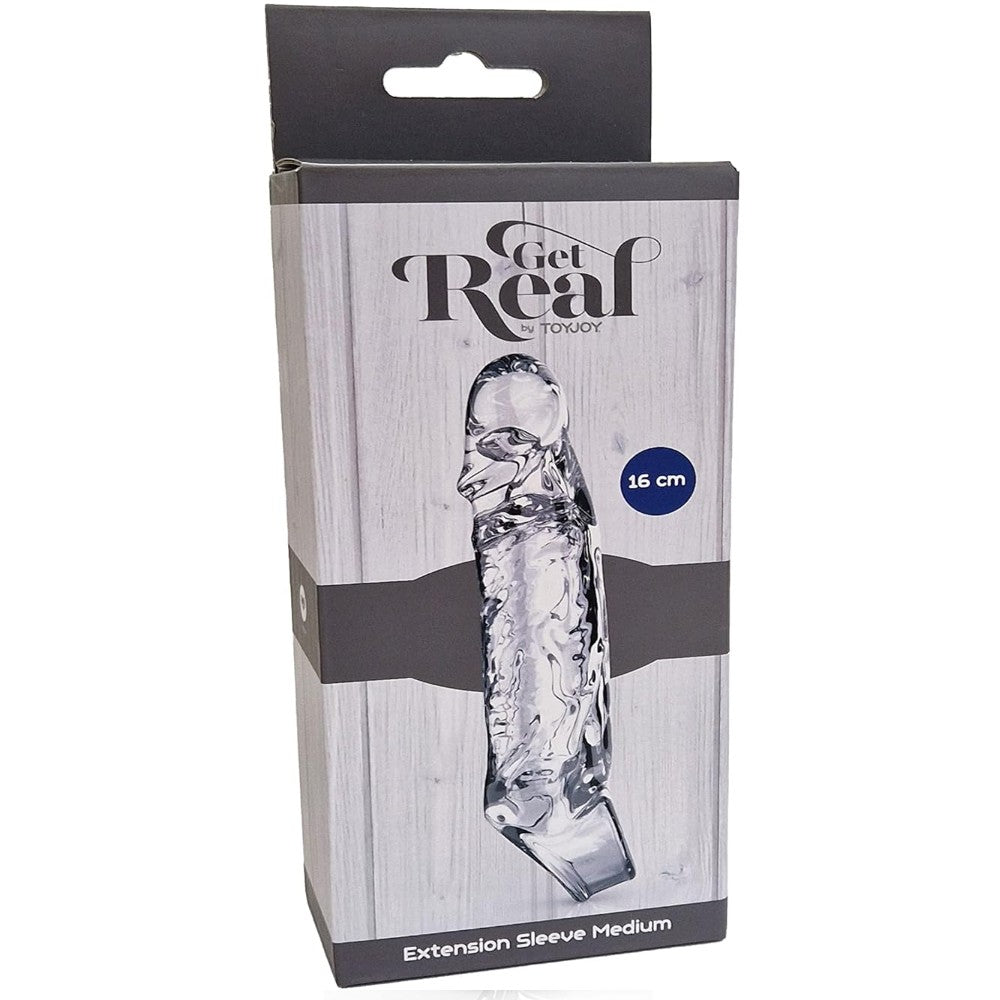 ToyJoy Get Real Extension Sleeve Medium 16 cm Penis Kılıfı