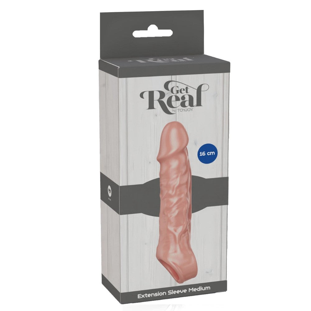 ToyJoy Get Real Extension Sleeve Medium 16 cm Penis Kılıfı Flesh