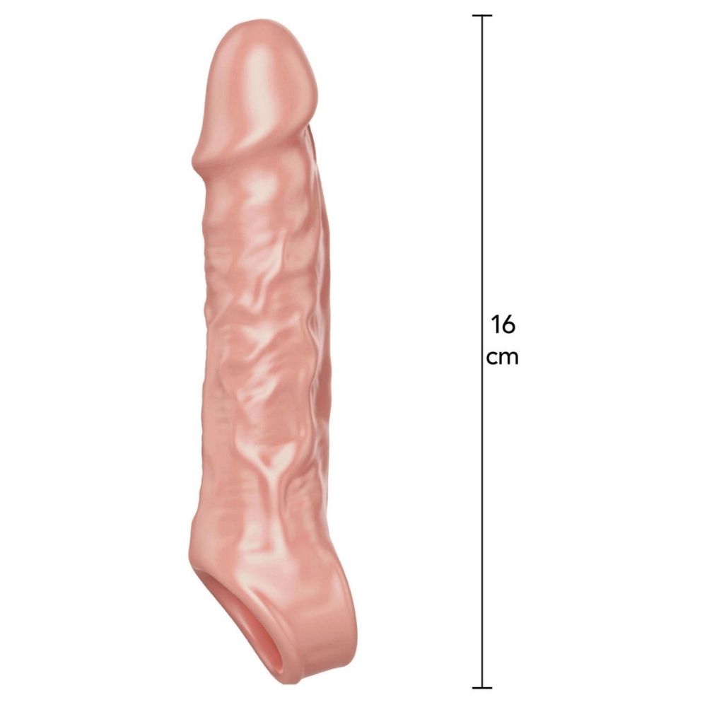 ToyJoy Get Real Extension Sleeve Medium 16 cm Penis Kılıfı Flesh