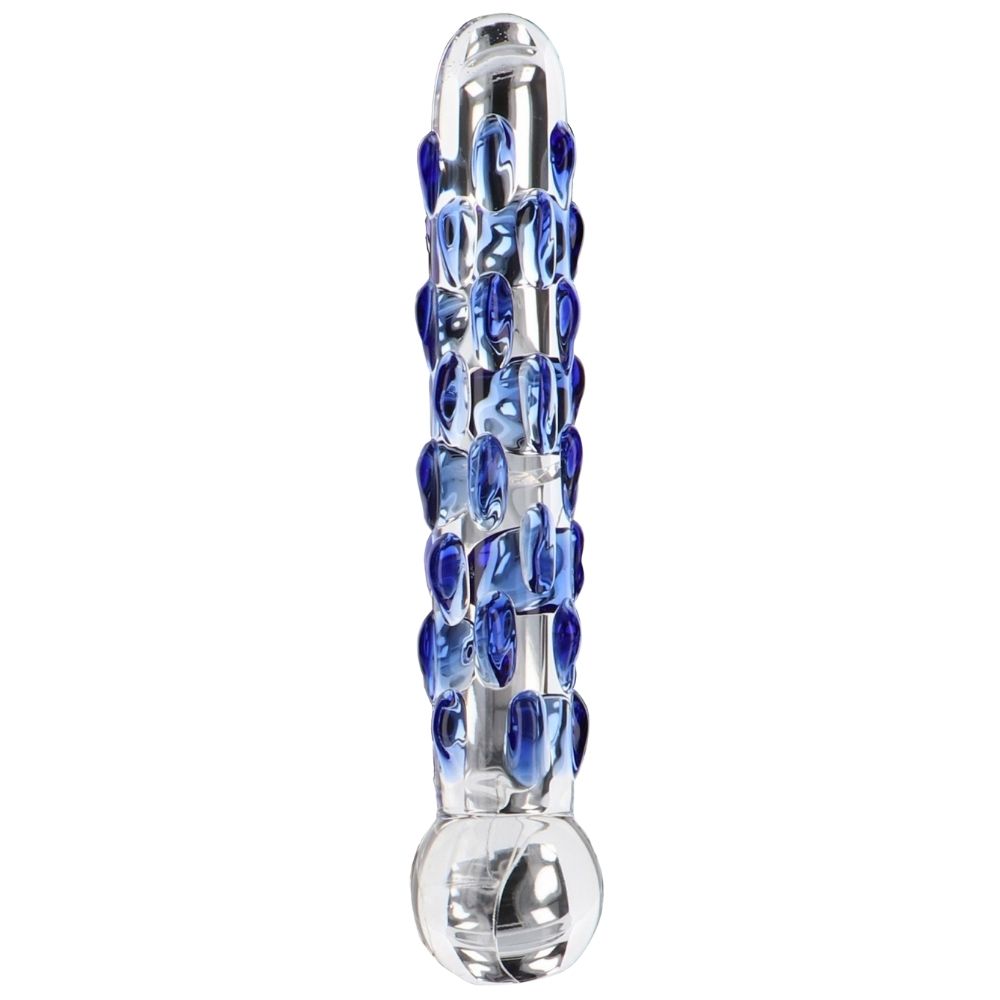 ToyJoy Glass Worxx Diamond Dazzler Glass Dildo