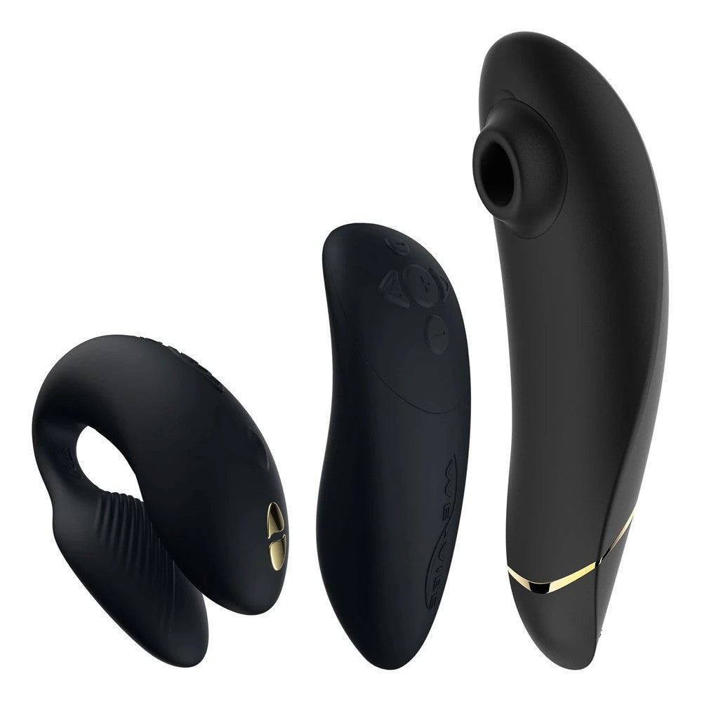 Golden Moment Collection 2 We-Vibe Chorus and Womanizer Premium 2 Vibratör Set