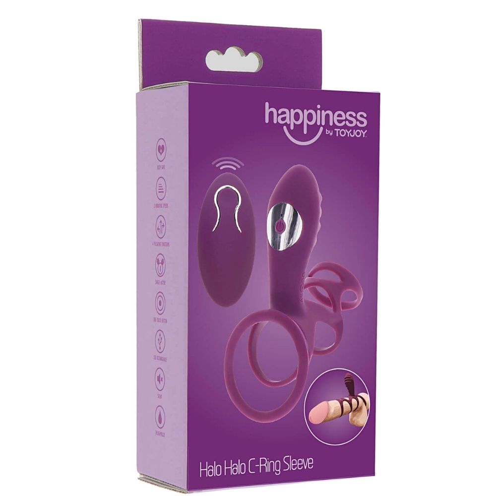 ToyJoy Happiness Halo Halo C-Ring Sleeve Penis Halkası