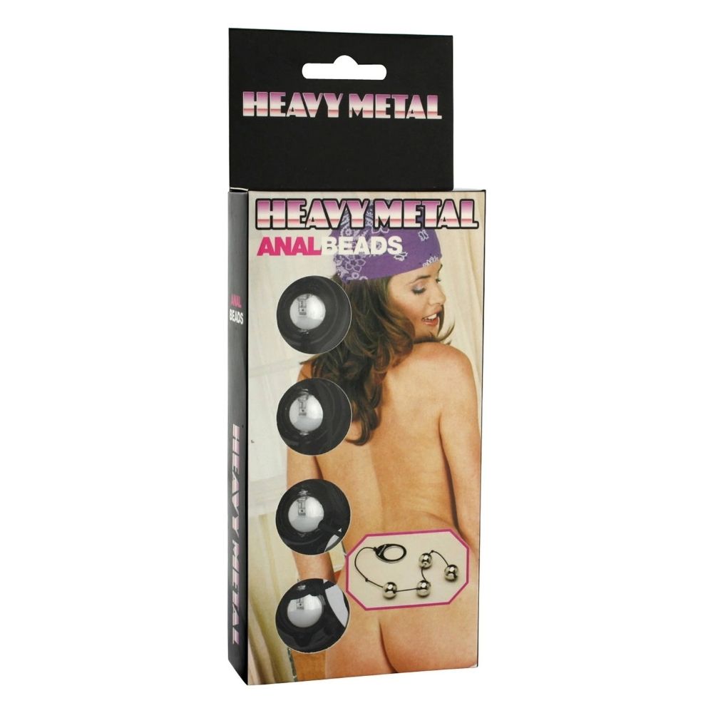 Seven Creations Heavy Metal Anal Beads