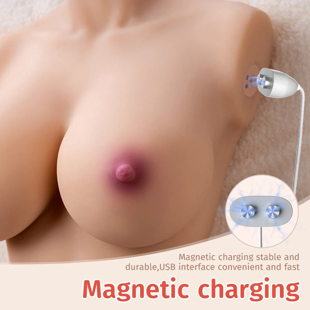 Shequ Hermosa Emişli ve Titreşimli Yarım Vücut Masturbator SQ-MAS20026