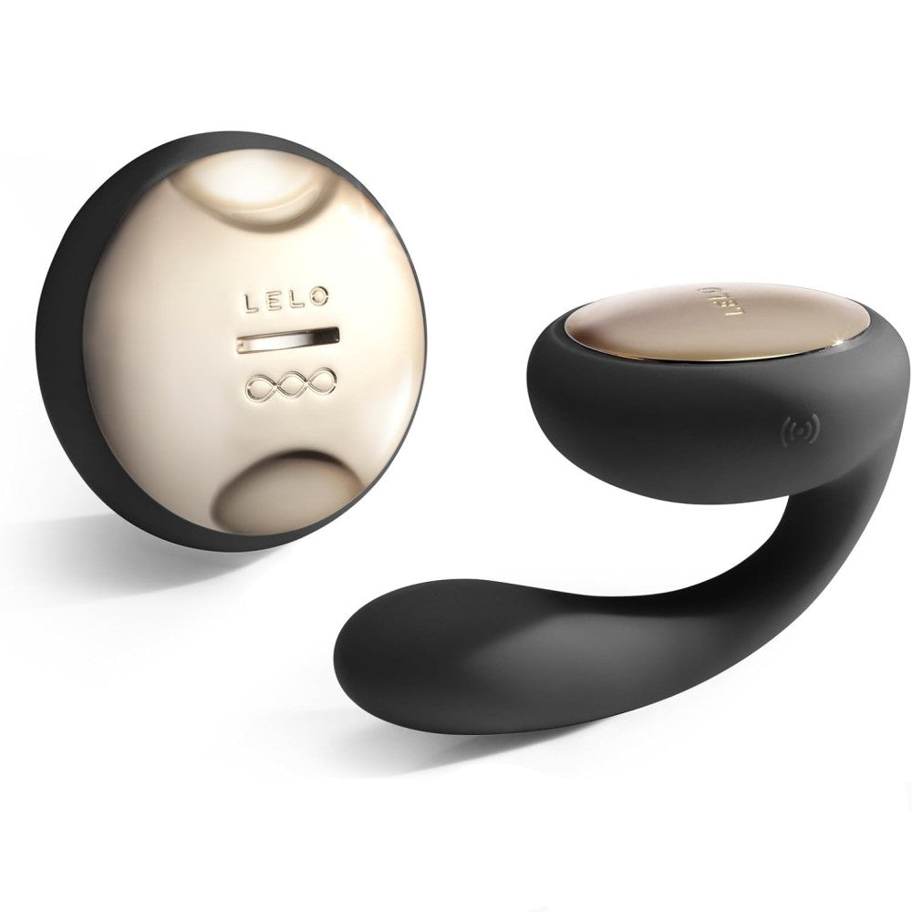 Lelo İda Remote Control Couples Massager Çifter İçin Hareketli Vibrator Black