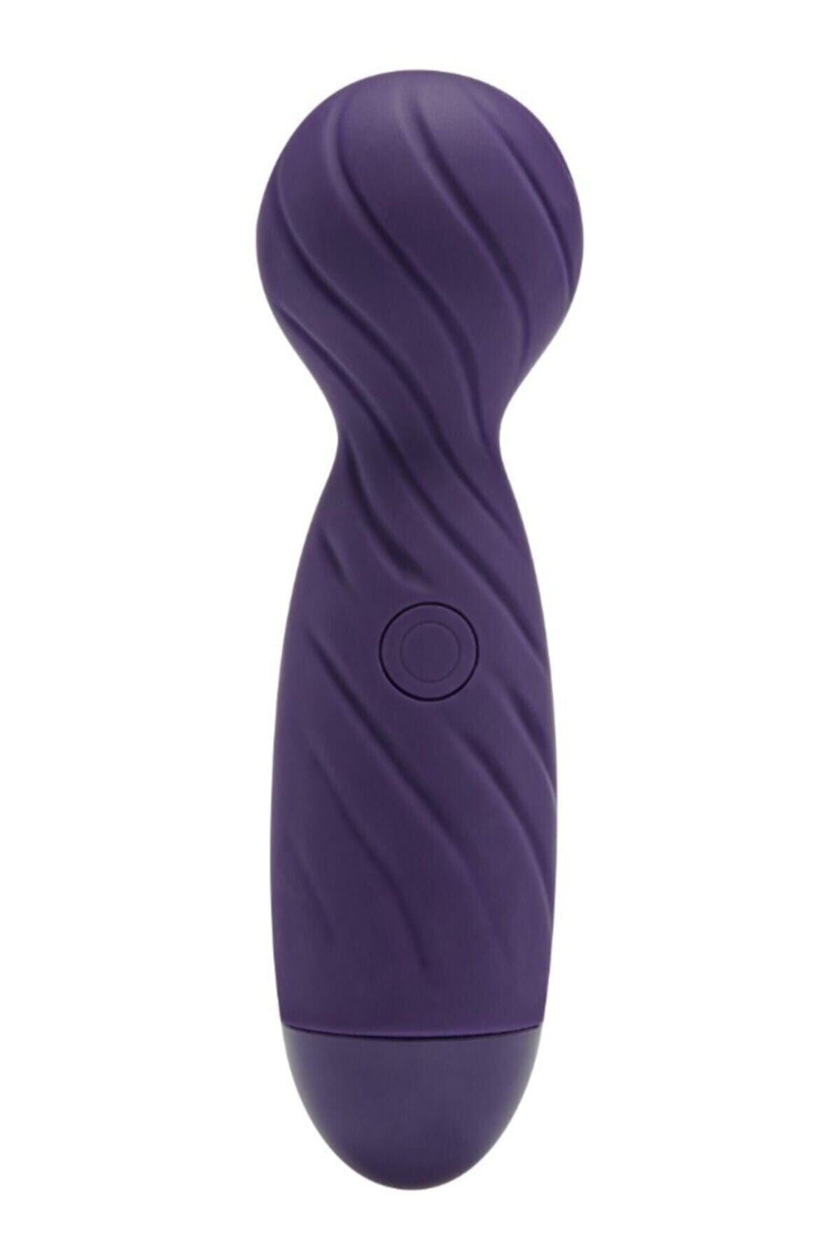 7 Farklı Titreşim Modlu Ekstra Uyarıcı Gövde Yüzeyli Mor Masaj Vibratörü