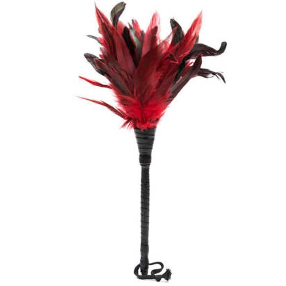 Fetish Fantasy Series Siyah Gıdıklayıcı Tüy Red