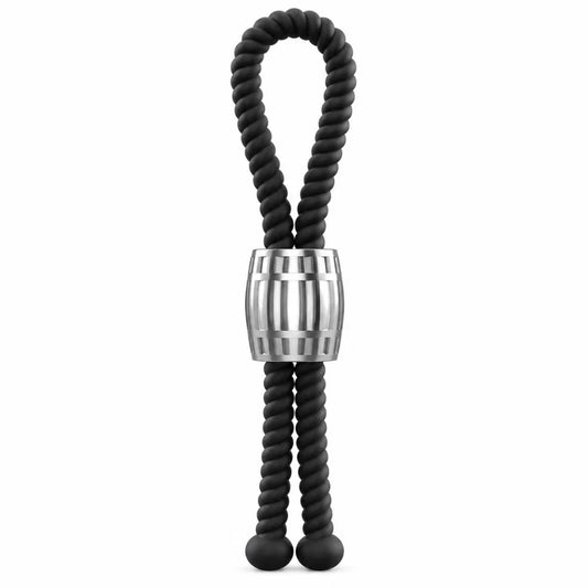 Rebel Men's Gear Heavy Rope Cock Strap Ayarlanabilir Penis Halkası