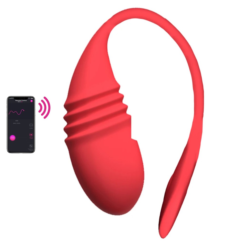 Lovense Vulse App-Controlled Thrusting Vibrating Egg Vibrator