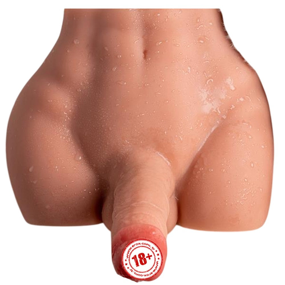 Shequ Peel Hareketli Realistik Erkek Yarım Vücut Masturbator SQ-MAR30022V