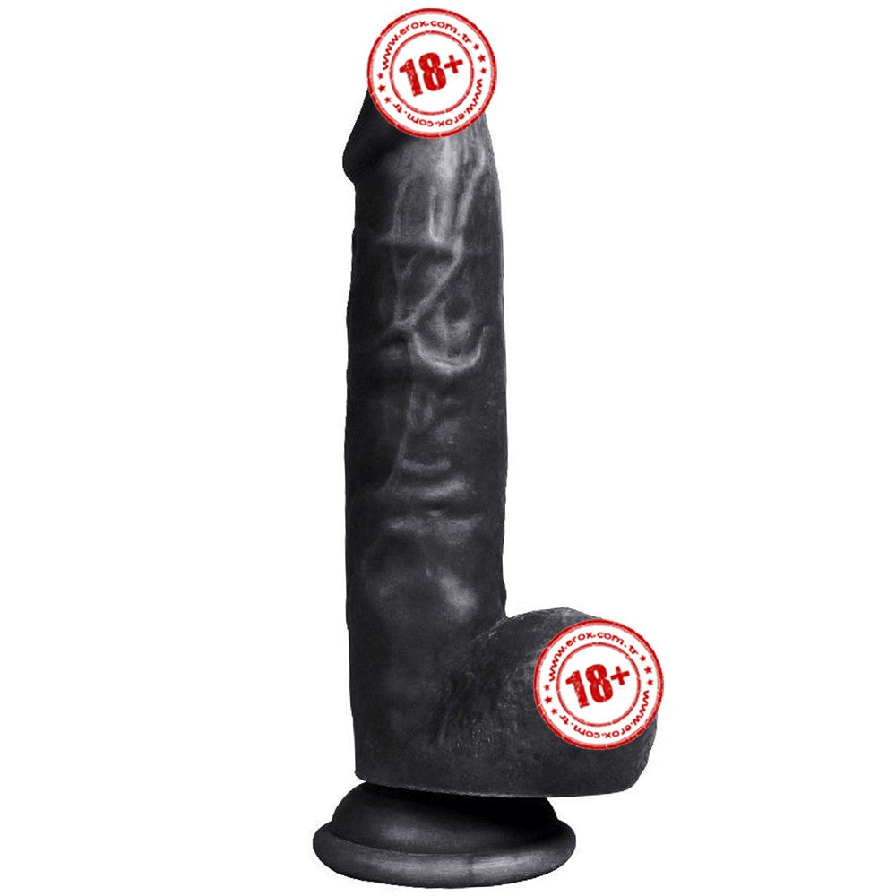Xise Dildo Series Mars 20 cm Realistik Zenci Penis XS-WBC10033-Black