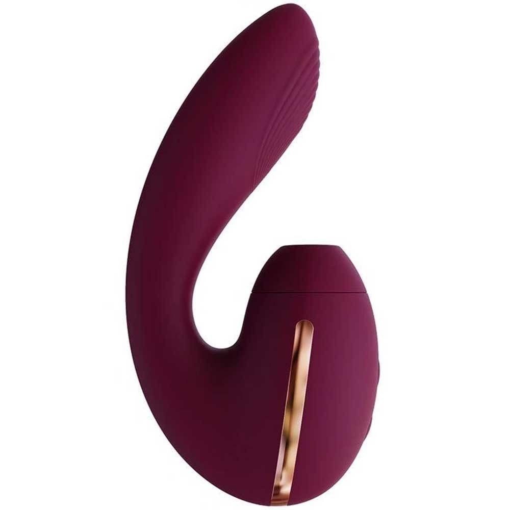 KISSTOY Tina Mini Clitoral Suction G-Spot Rabbit Vibrator Purple