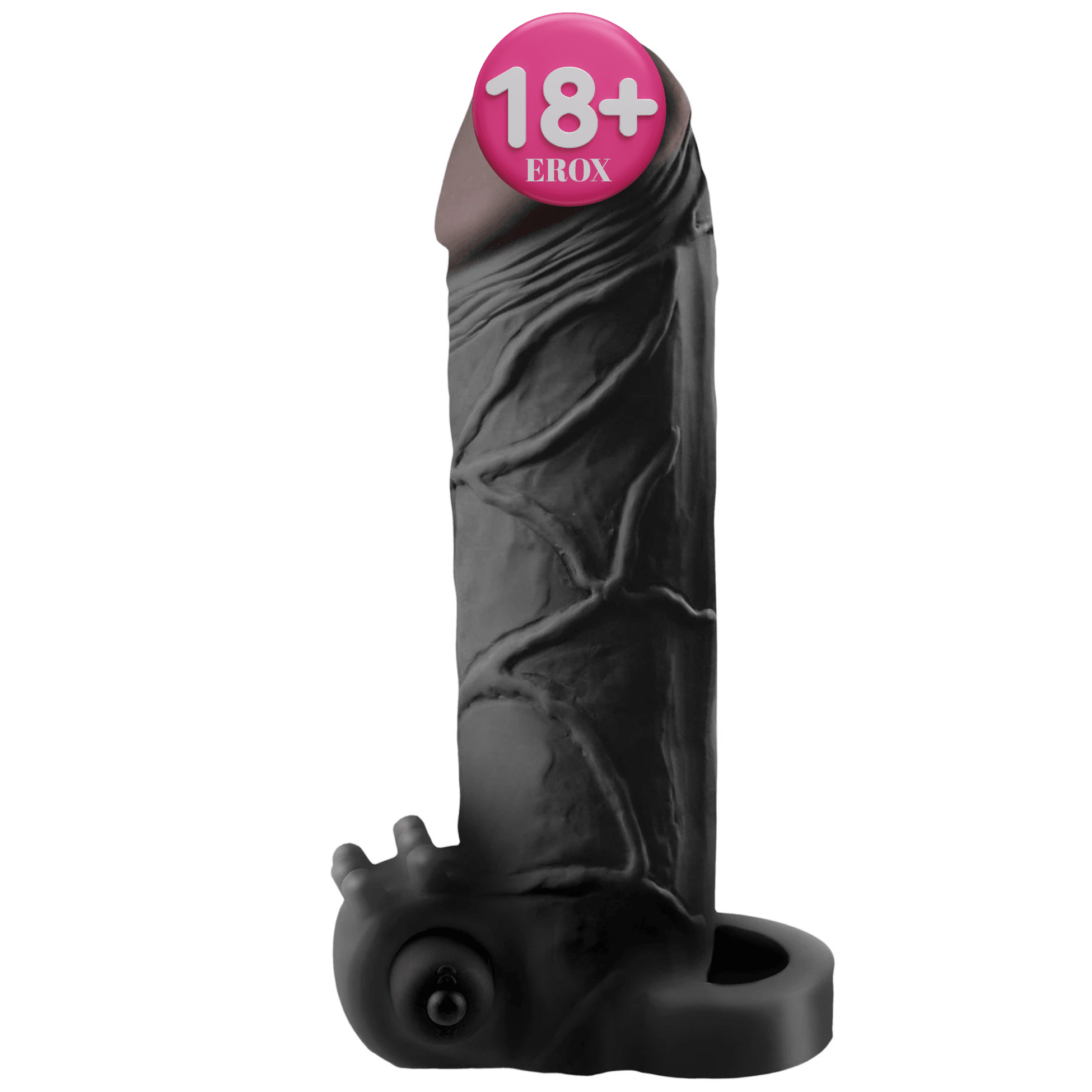 Pipedream Fantasy X-Tensions Real Feel 2'' Titreşimli Zenci Amerikan Penis Kılıfı