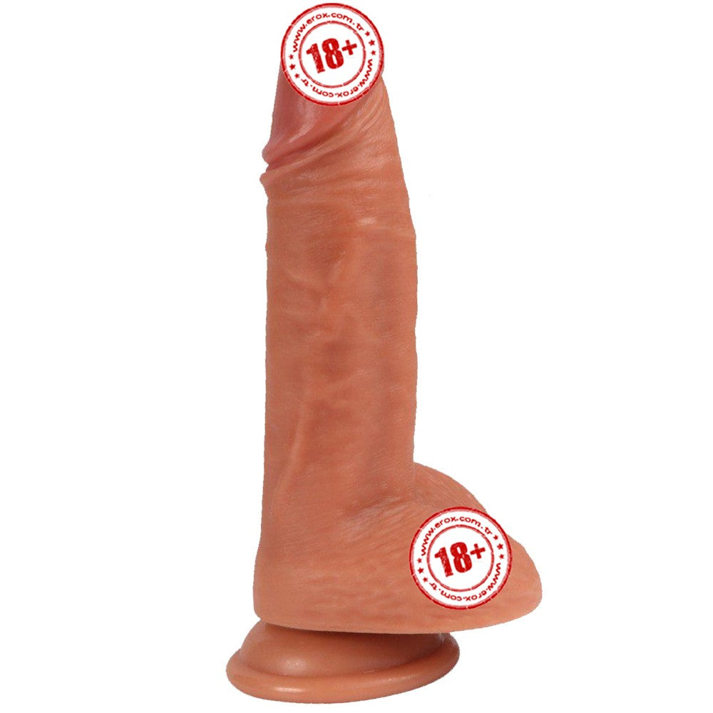 Shequ Dildo Series Castiel's Natural Doku 19 Cm Realistik Penis SQ-WBD10008
