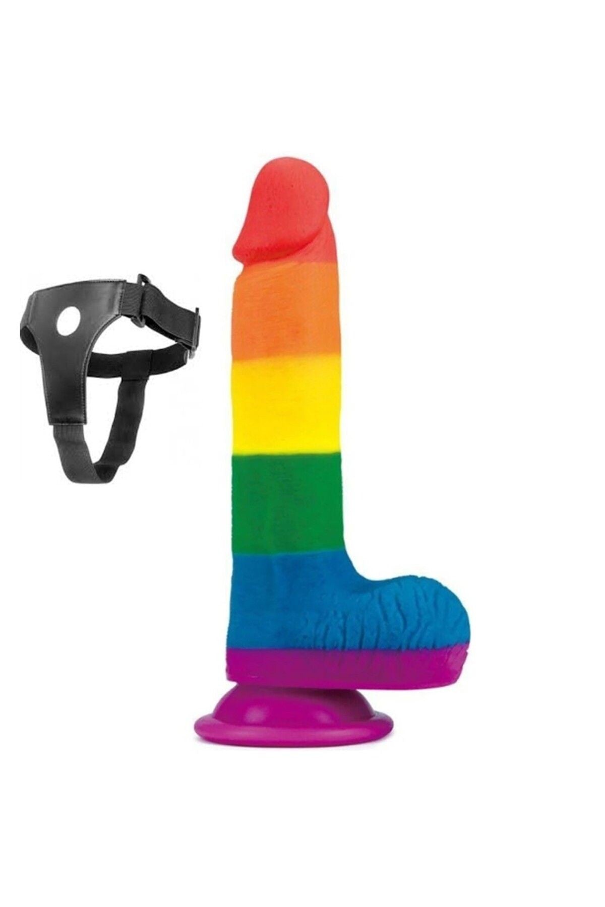 Gökkuşağı Renkli 20 cm Belden Bağlamalı 410026