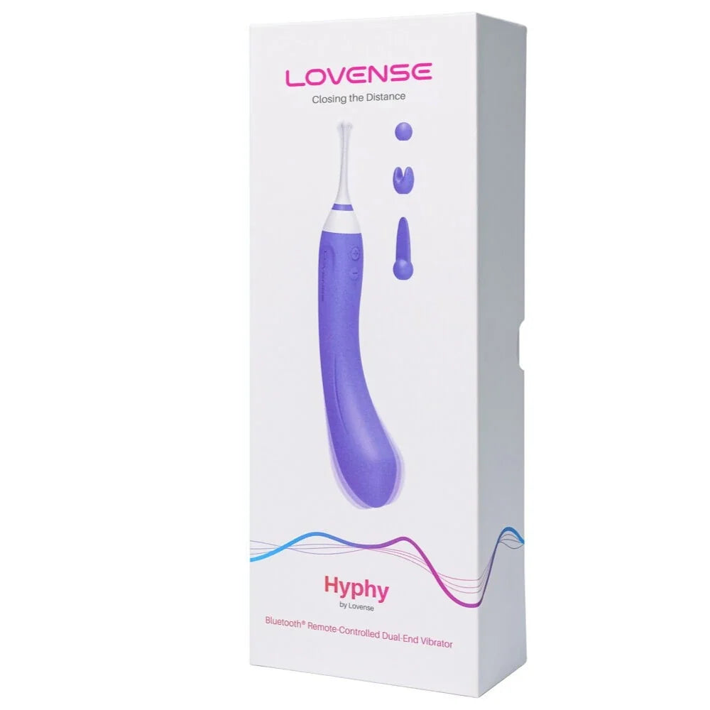 Lovense Hyphy Telefon Kontrollü Çift Motorlu G-Spot Vibratör
