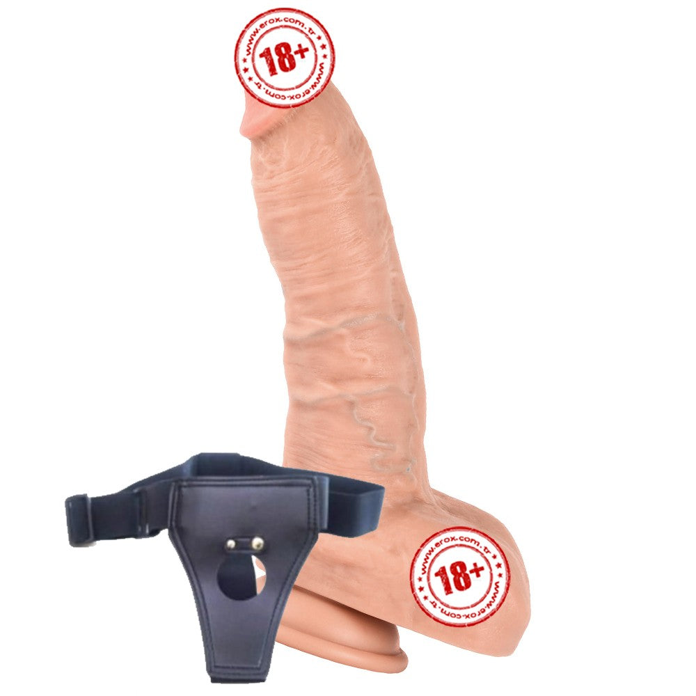 Xise Dildo Gerald Et Doku 26.5 Cm Belden Bağlamalı Realistik Penis