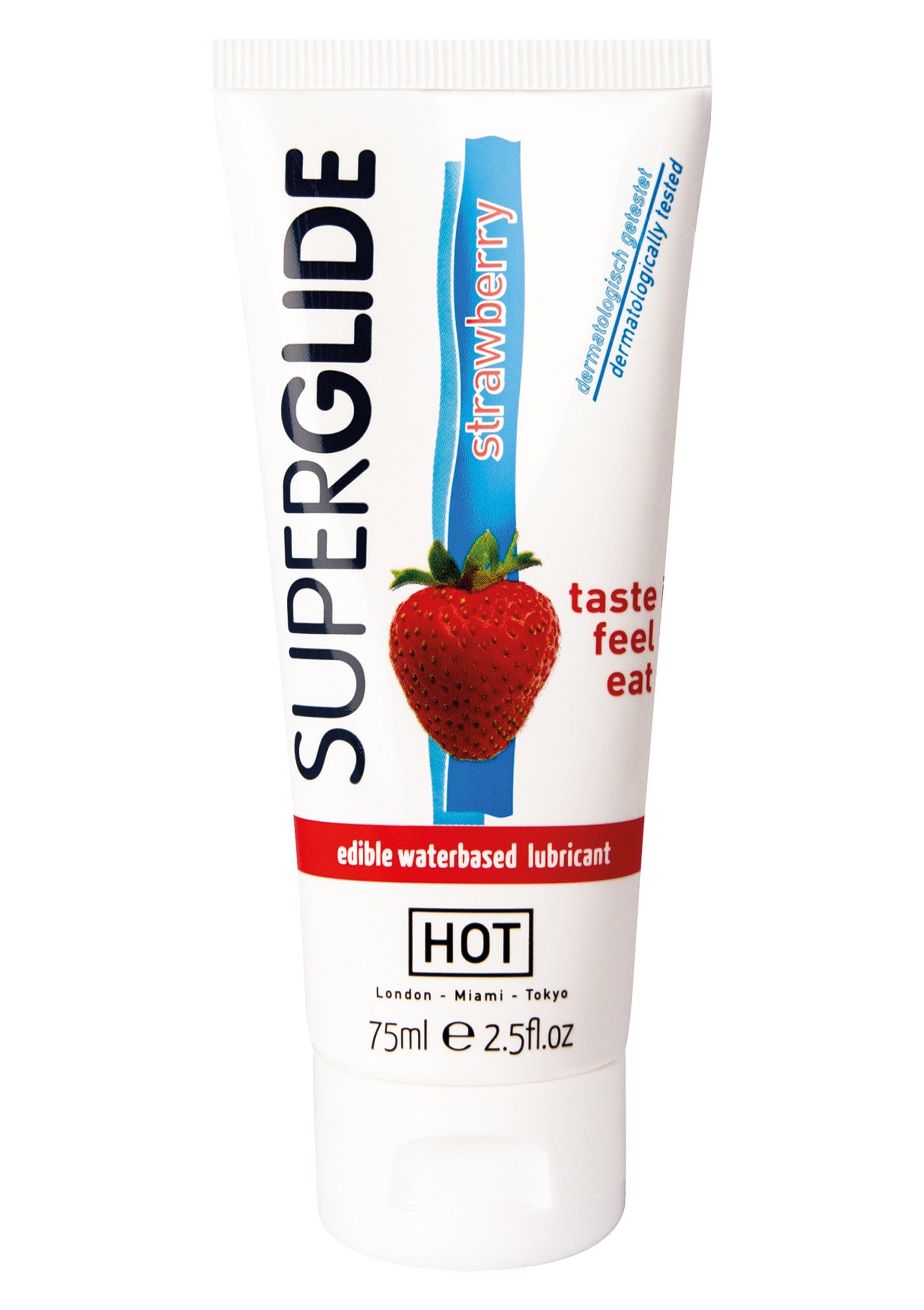 Hot Superglide Lube 75 Ml Çilek Aromalı Oral Seks Jeli