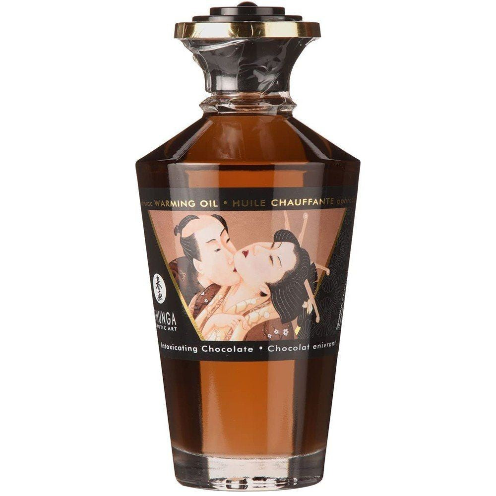 Shunga Aphrodisiac Warming Oil Chocolate Aromalı Isıtmalı Masaj Yağı 100 Ml.