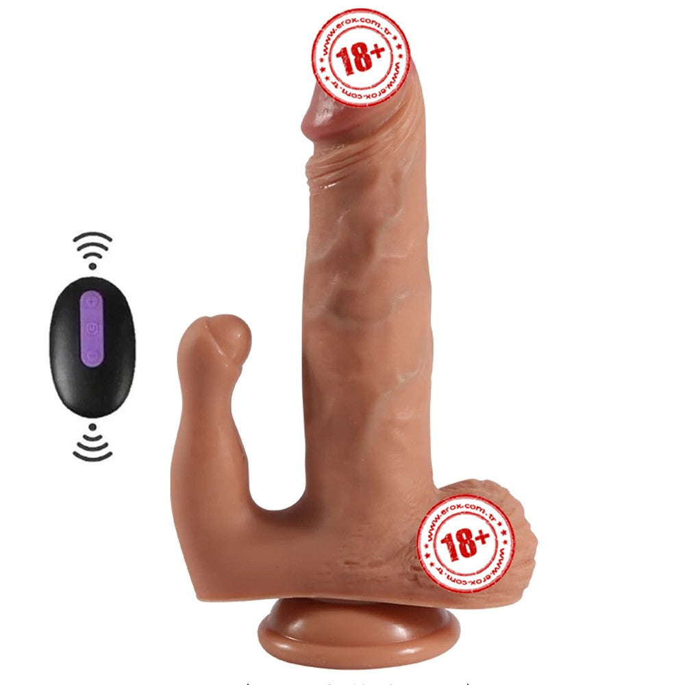 Shequ Dildo Series Brody 21.5 Cm Titreşimli Realistik Penis