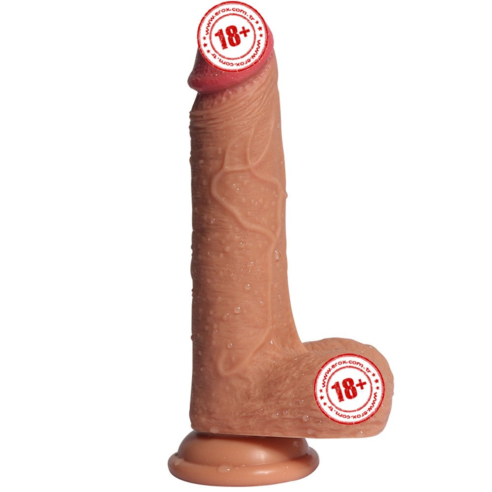 Shequ Dildo Series Little Dean Natural Doku 19.5 Cm Realistik Penis SQ-WBD10007-S