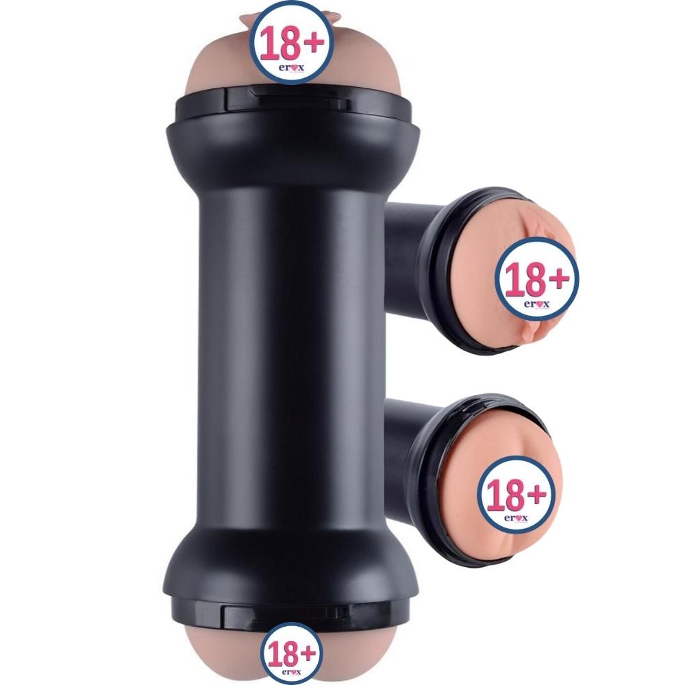Lovetoy Training Master Çift Girişli Vajina ve Anüs Masturbator