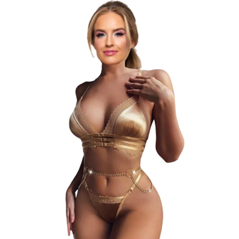 Erox Fantasy New Dreams Zincirli Sütyen Külot Takımı