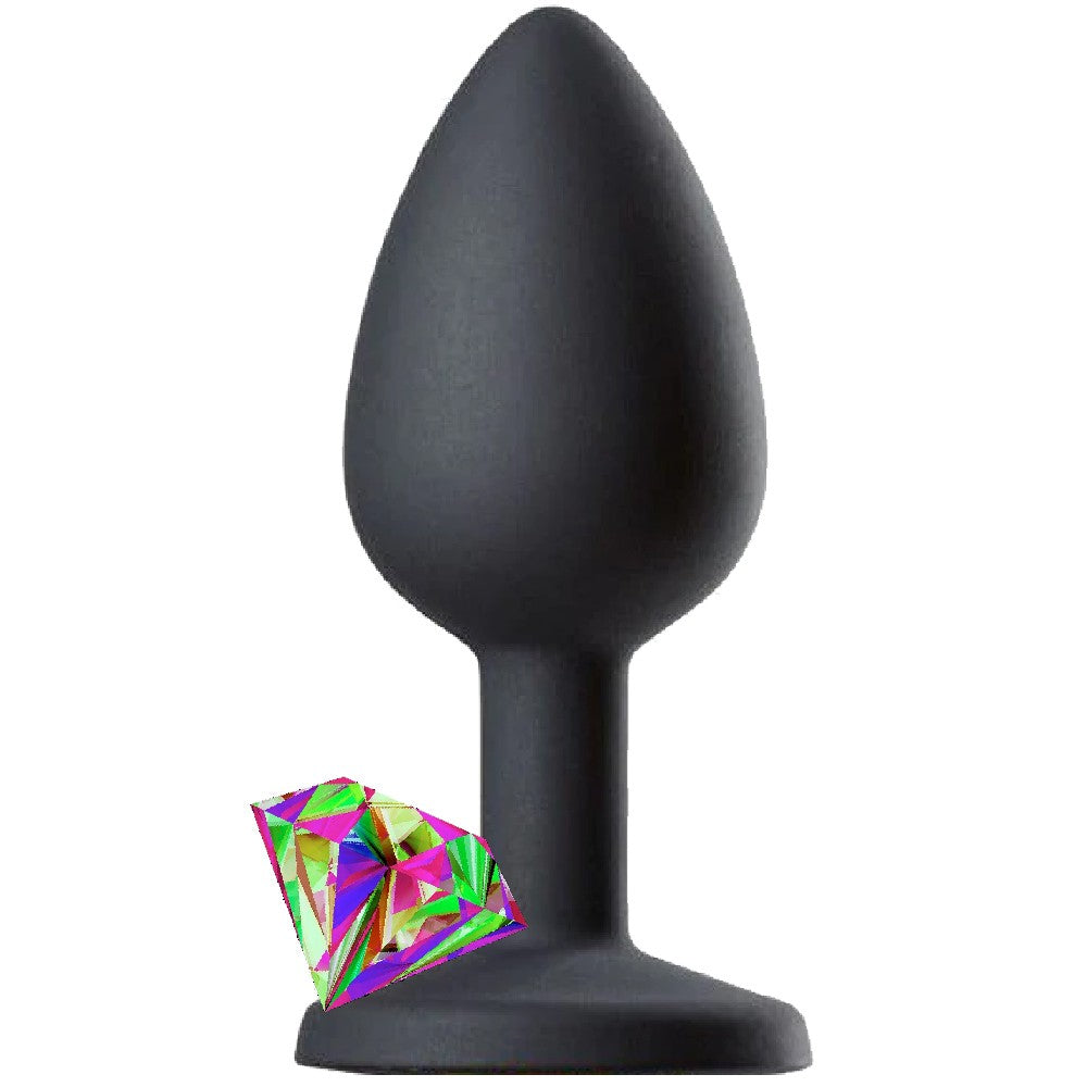 ToyJoy Anal Play Rainbow Booty Jewel Silikon Anal Plug-Medium