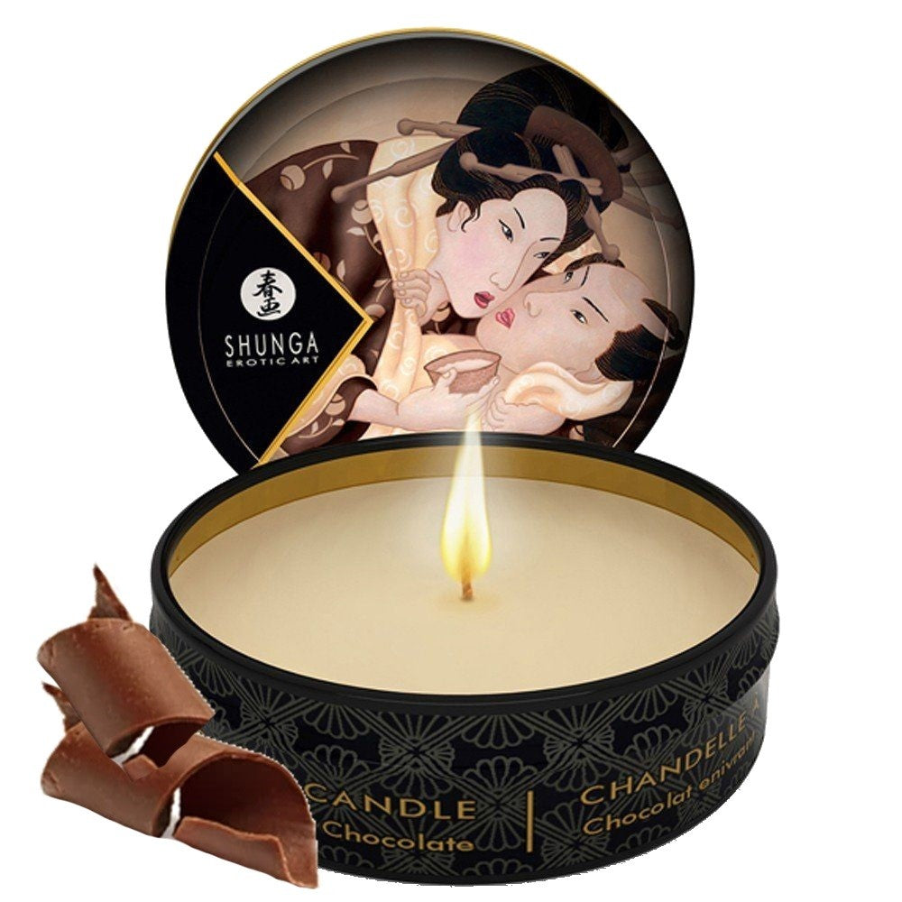 Shunga Mini Massage Candle Chocolate 30 Ml Erotik Masaj Mumu