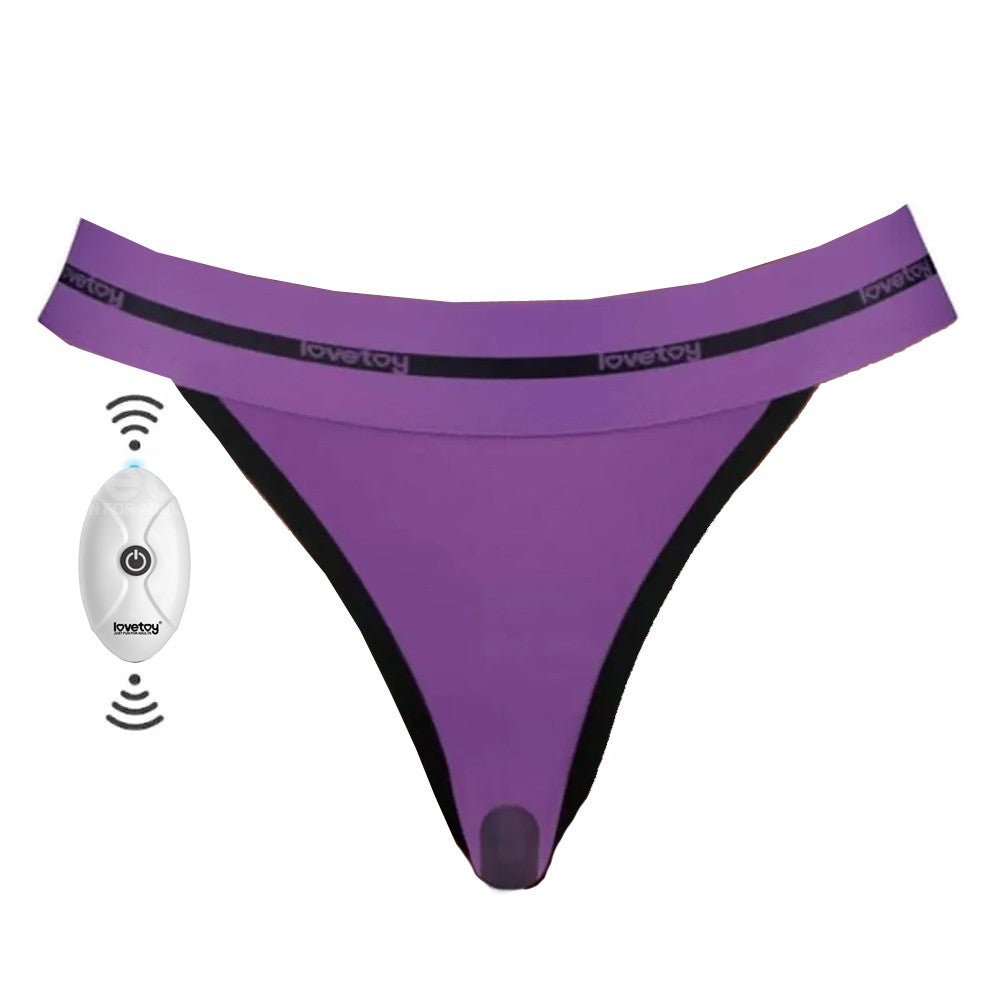 Lovetoy Printed Vibrating Sexy Panties XS/S Giyilebilir Vibratör LV770213A