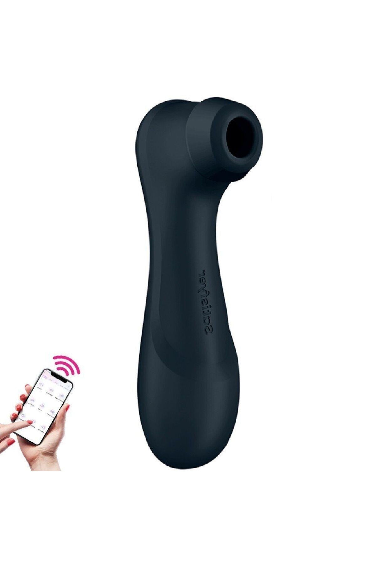 Pro 2 Generation 3 Black Telefon Kontrollü Emiş Güçlü Vibratör