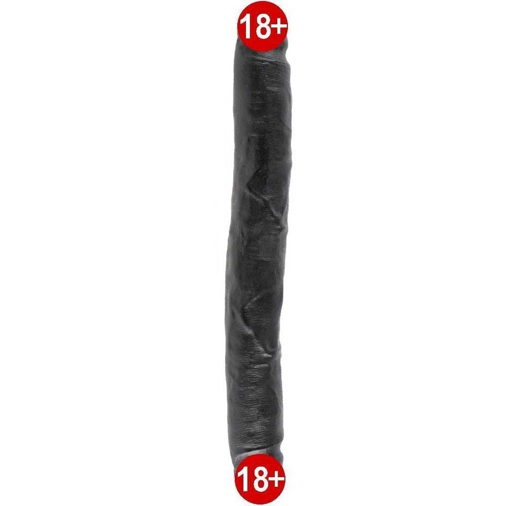 Pipedream King Cock Slim 12 İnc 30 Cm Çift Başlı Black Rengi Realistik Penis