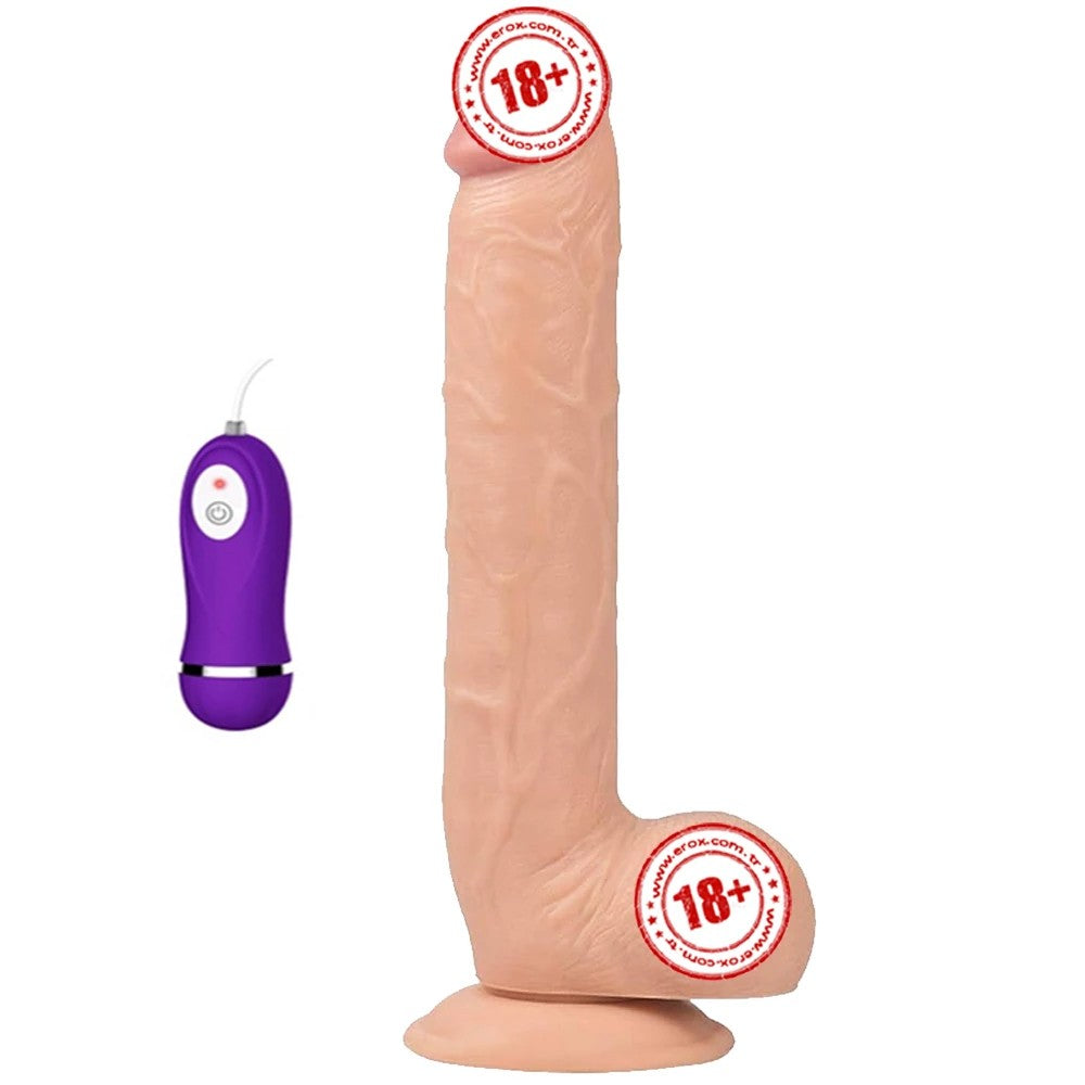 Xise Vibrating Dildo Optimus 28 cm Titreşimli Realistik Penis XS-WBC10028-V