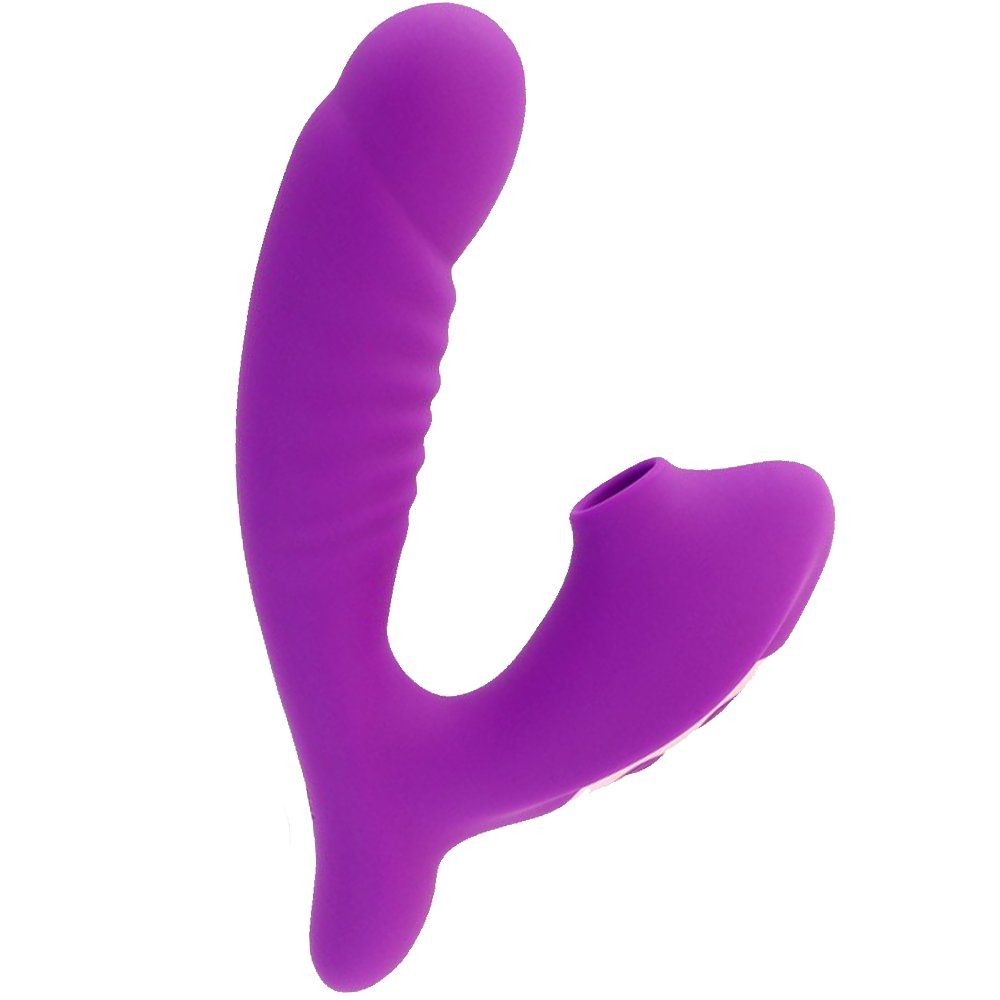 Erox Emiş Güçlü ve G-Stimulant 10 Mod Vibrator Mor