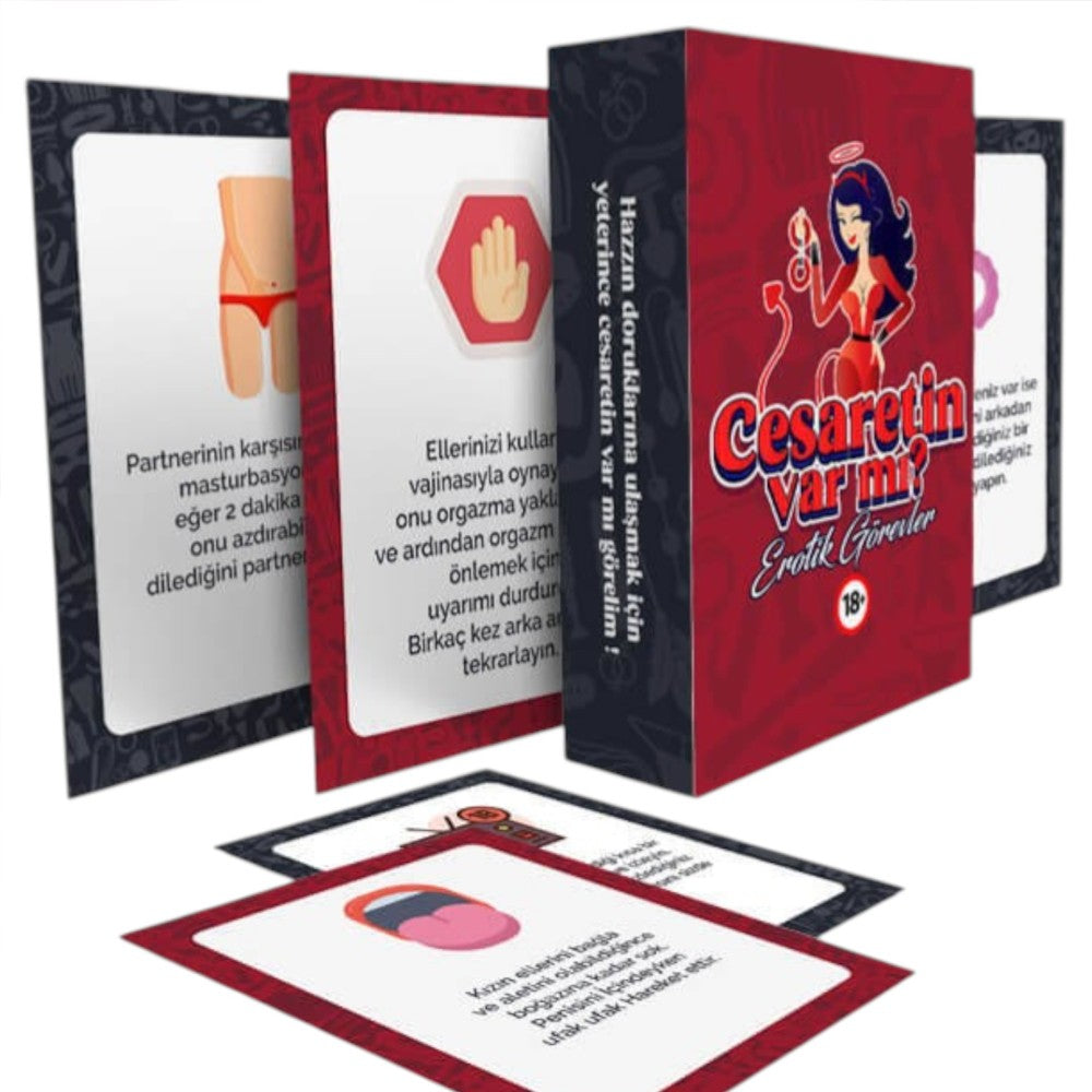 Erox Erotica Game Cesaretin Var Mı Oyun Kartları