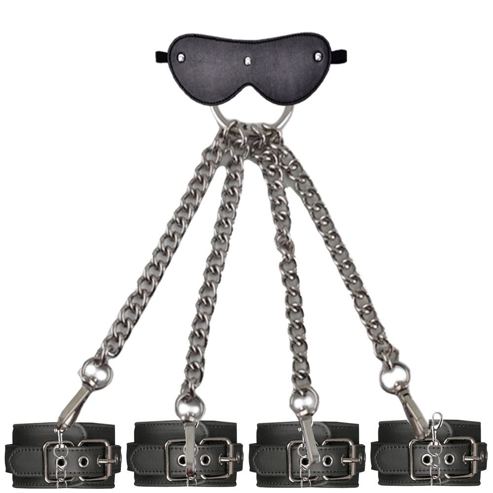 Erox Fetish Fantasy Series El-Ayak Bağlamalı Pozisyon Seti-siyah