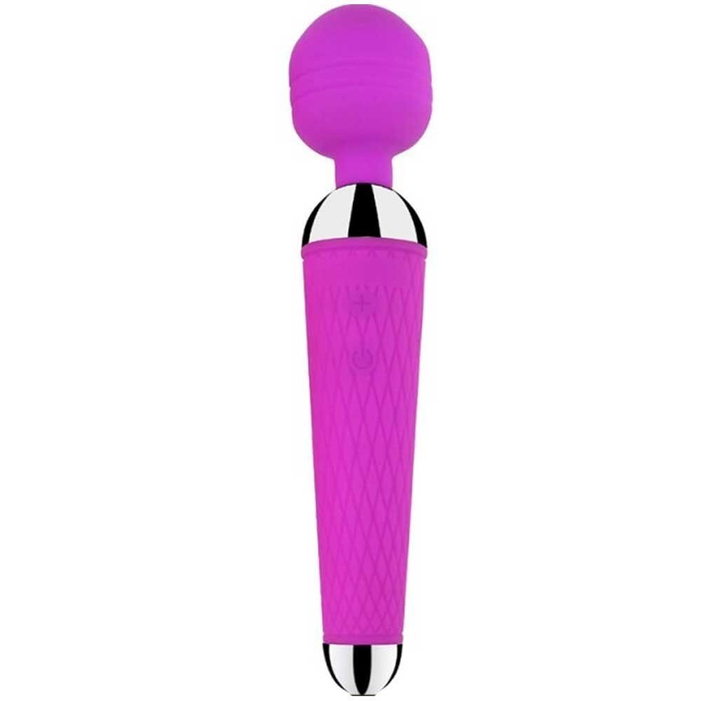 Wi-Wand Yüksek Titreşimli Güçlü Medikal Masaj Vibratörü Mor