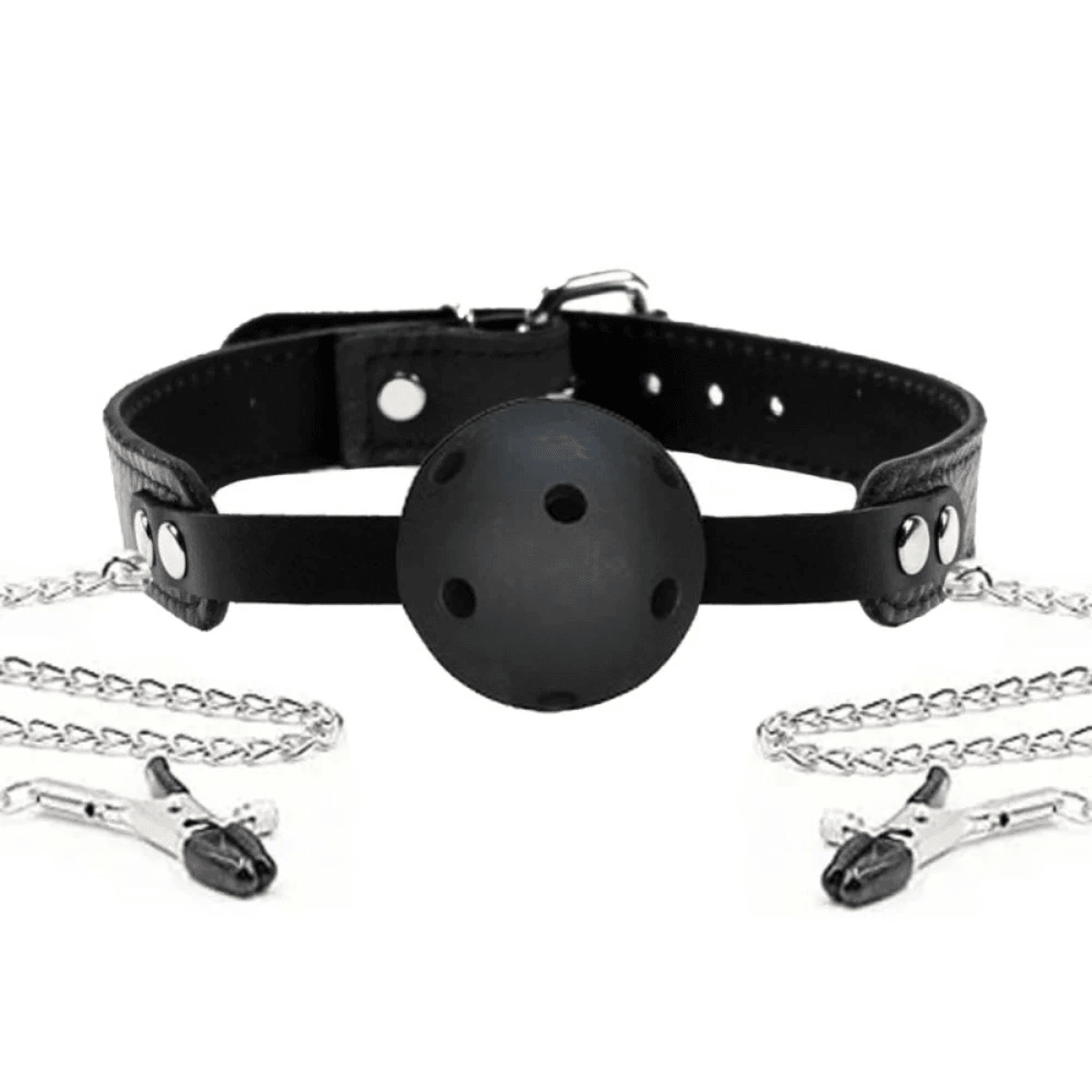 Erox Fetish Fantasy Series Breathable Ball Gag Göğüs Klipsi