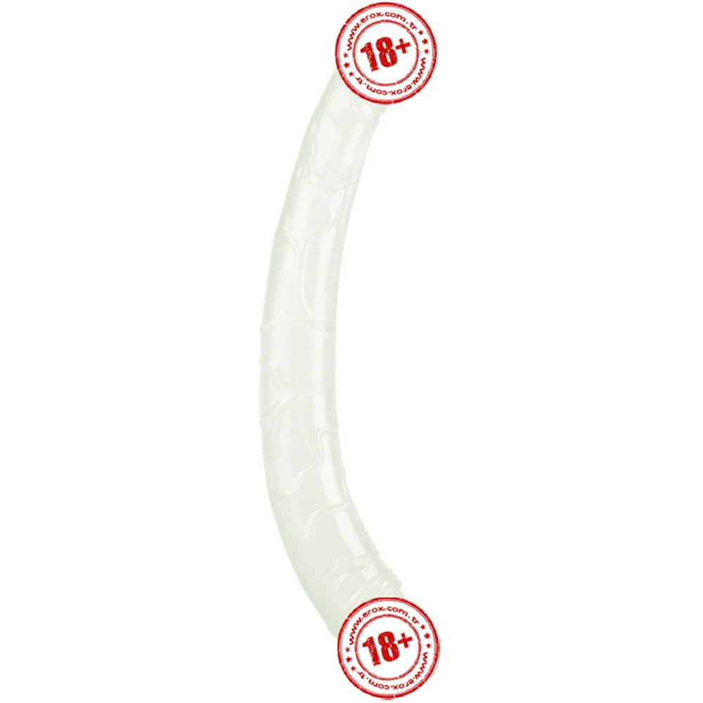 Lovetoy Lumino Play Double Dildo 37 Cm Çift Taraflı Jel Penis LV319024