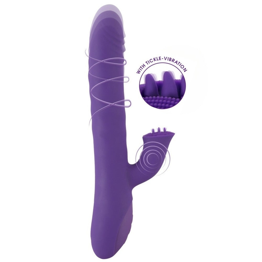 Sweet Smile Thrusting And Rotating Do?nebilen Ve I?leri Geri Hareketli Rabbit Vibrato?r