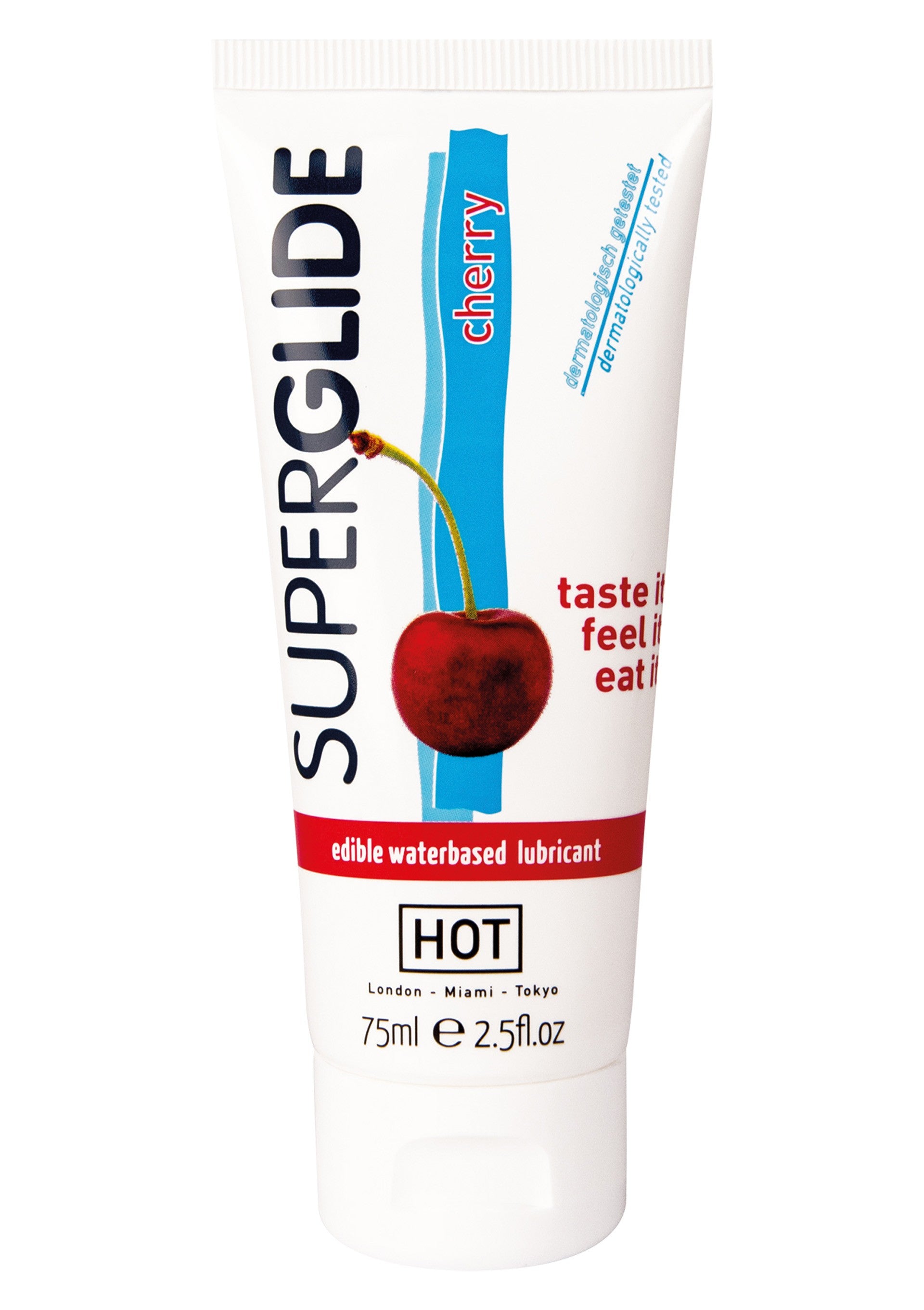 Hot Superglide Lube 75 Ml Kiraz Aromalı Oral Seks Jeli