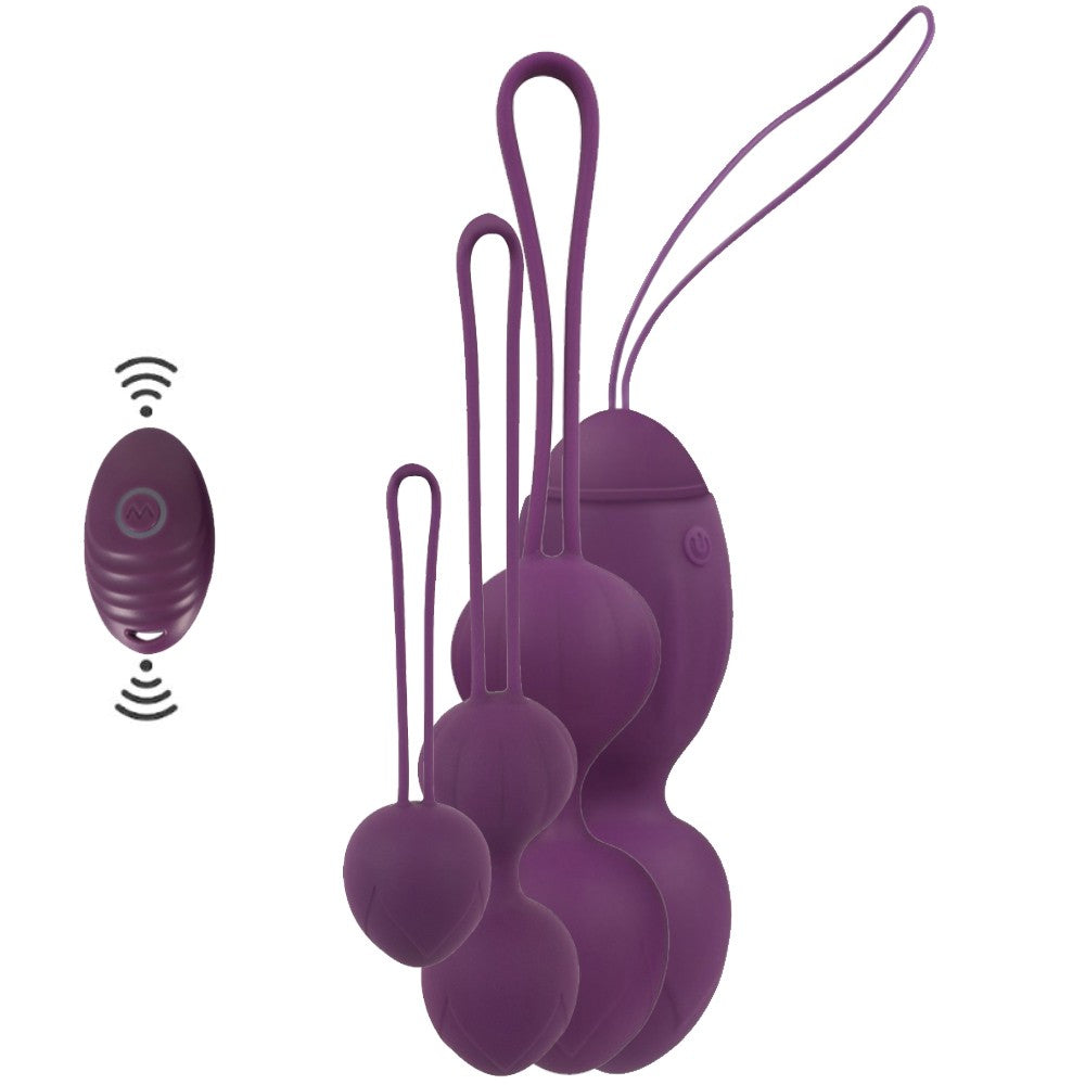 Sweet Smile 4 Piece Kegel Exercise Set Uzaktan Kumandalı Kegel Vibratör