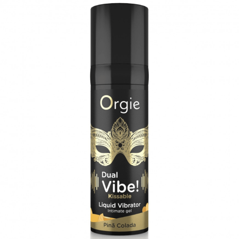 Orgie Dual Vibe Kissable Pina Colada Aromalı Likid Vibratör 15 Ml.