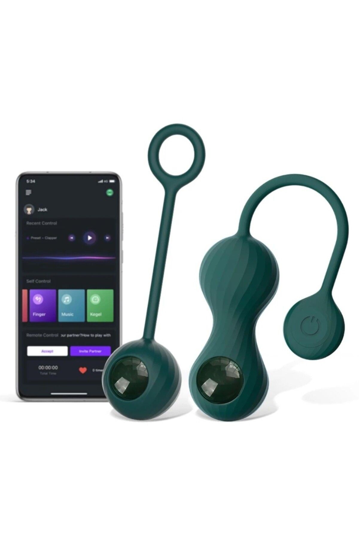 Magic Motion Crystal Duo Smart Kegel Vibratör Set