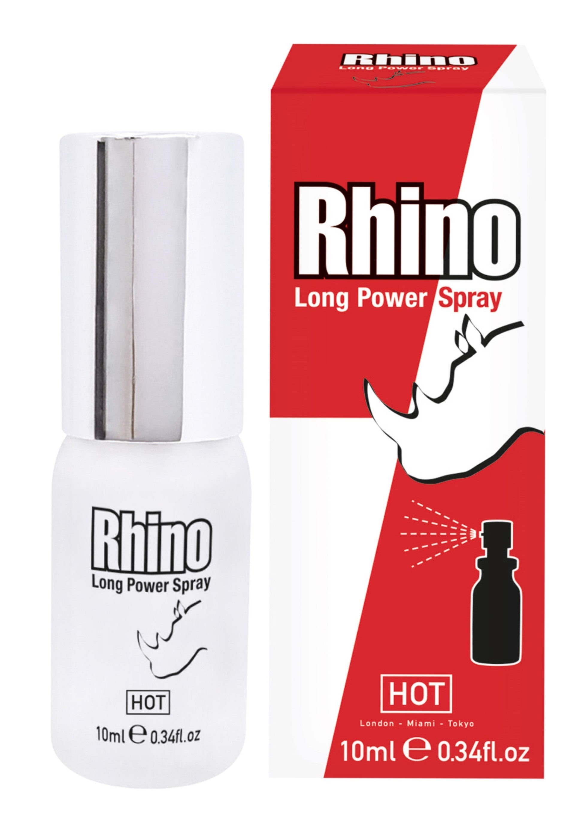 Hot Rhino Long Power Spray 10 Ml Özel Penis Spreyi