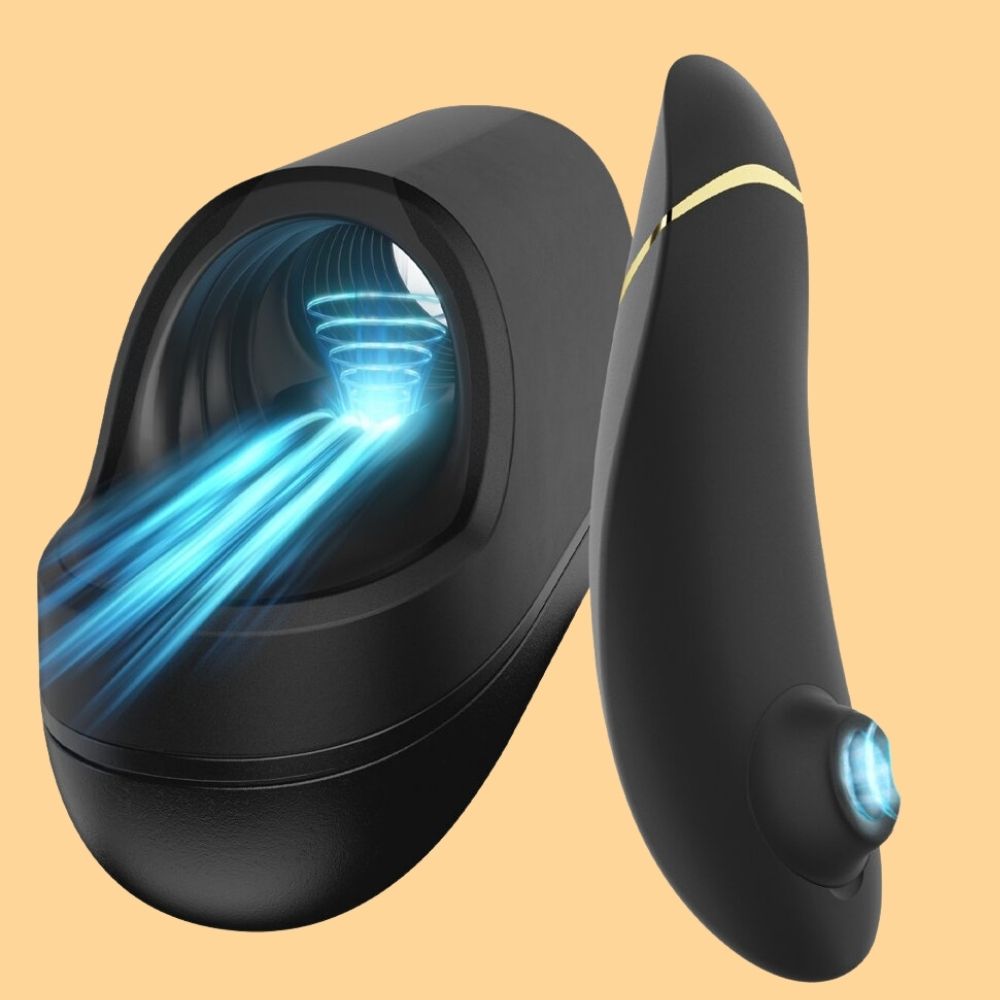 Arcwave Ion Pleasure Air Stroker & Womanizer Premium 2 Pleasure Air Clitoral Stimulator Çiftlere Özel Set