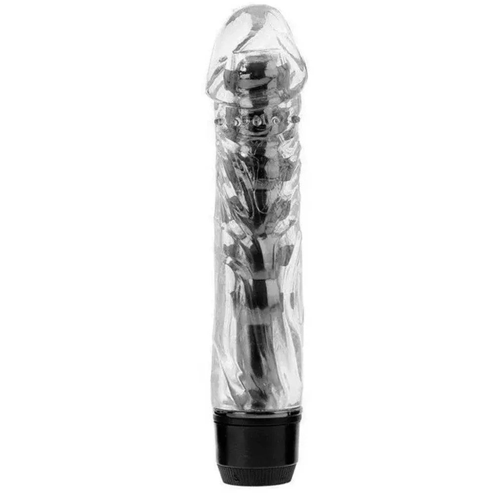 Vibes Jellies G-Spot Multispeed Vibrator Titreşimli Penis Black